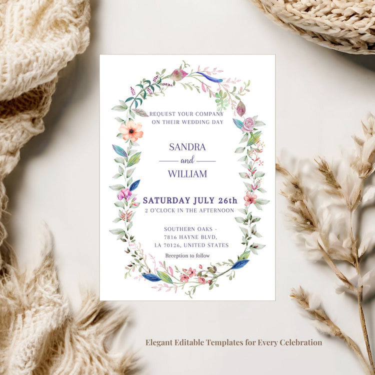 Elegant Editable Templates for Your Single Invitations