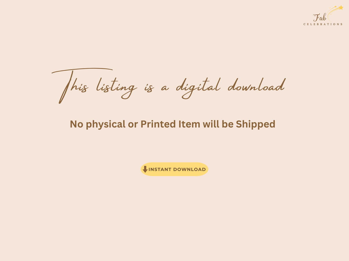 Digital download notice for the French and English Mother’s Day Canva card set, explaining that this listing includes editable printable templates only and no physical or printed cards will be.