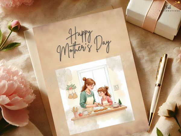 Printable Mother’s Day card with elegant floral design and soft pink tones, perfect for expressing love and gratitude with French charm.