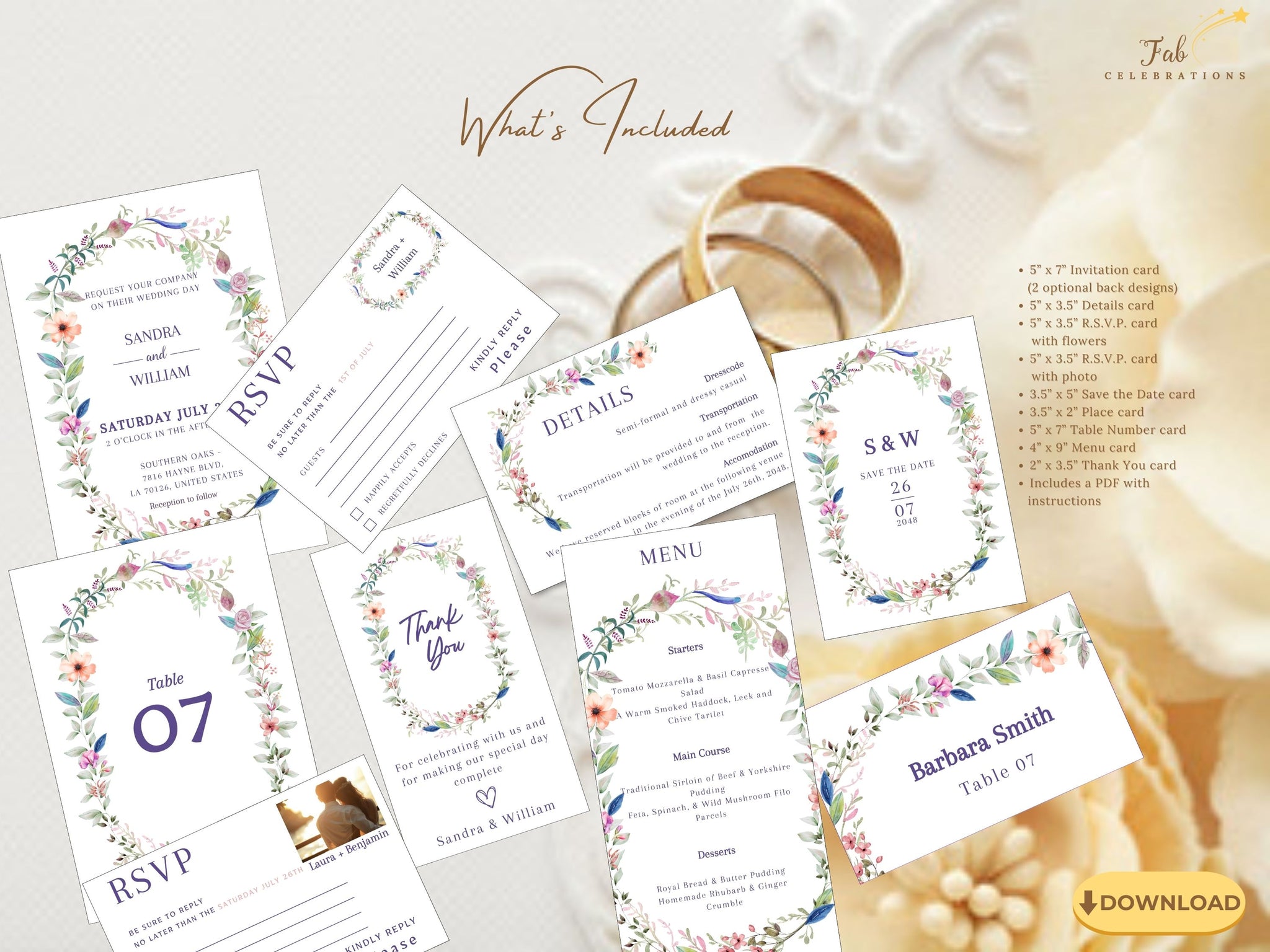 Step-by-step guide for customizing boho wedding invitation template in Canva, including text editing, color adjustments, and printing preparation for beautiful results.